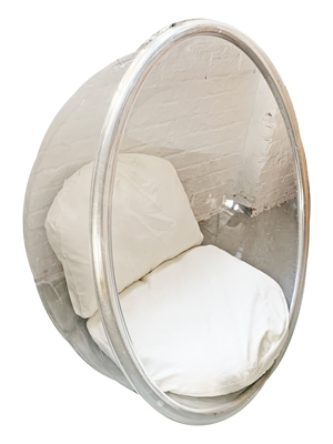 Perspex Ball Chair Props, Prop Hire