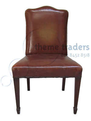 Brown Leather Chair Props, Prop Hire