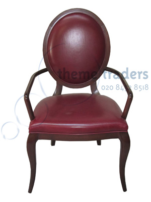 Burgundy Chair Props, Prop Hire