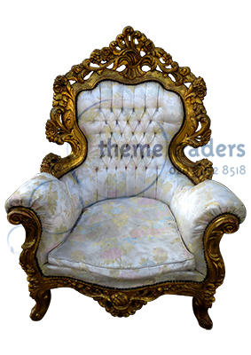 Baroque throne-like armchair Props, Prop Hire