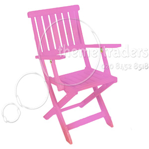 Folding wooden armchairs Props, Prop Hire