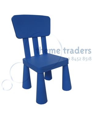 Blue Childrens Chairs Props, Prop Hire