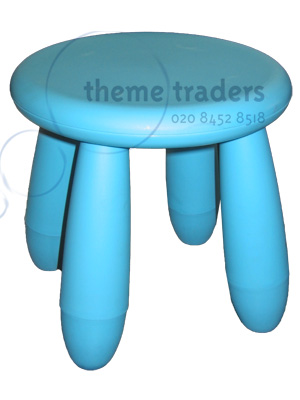 Blue Chidlrens Stools Props, Prop Hire