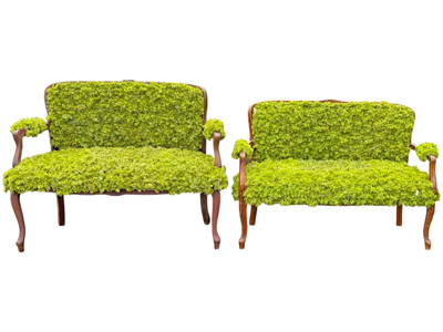 Grass Foliage Greenery Sofas Props, Prop Hire