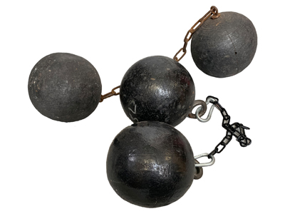 Prisoners Ball and Chain Props, Prop Hire