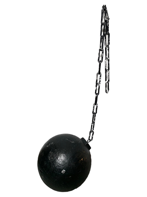 Large Ball and Chain Props, Prop Hire