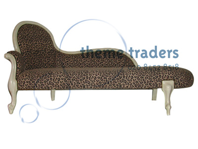 Leopard print Chaise Longue Props, Prop Hire