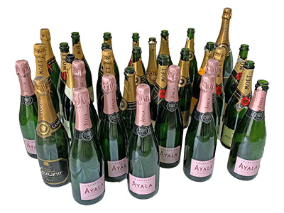 Champagne Bottles Props, Prop Hire