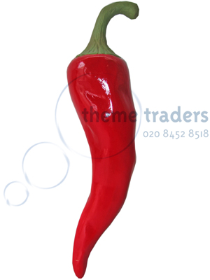 Large Red Chillies Peppers Props, Prop Hire
