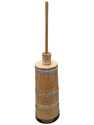 Antique Wooden Butter Churn Props, Prop Hire