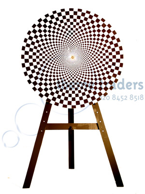 Mindbending Circle on Easels Props, Prop Hire