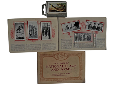 Collectors Cigarette Cards and Collections Albums Props, Prop Hire