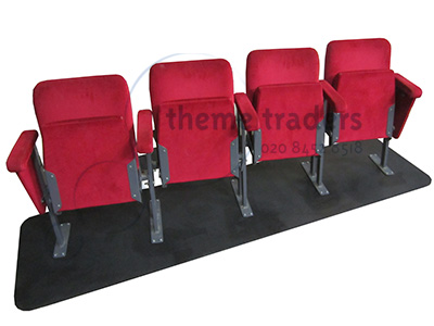 4 Seater Cinema Seats Props, Prop Hire