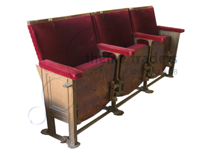 Red Cinema Seats Props, Prop Hire