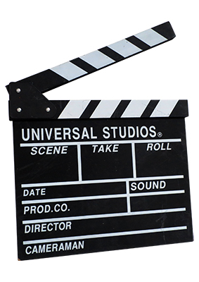 Clapperboards Props, Prop Hire