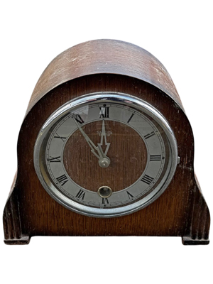 Wooden Mantelpiece Clock Props, Prop Hire