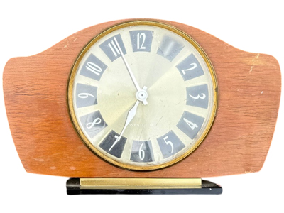 Wood and Gold Clock Props, Prop Hire