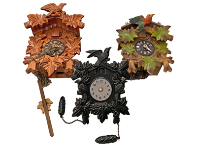 Cuckoo Clocks Props, Prop Hire