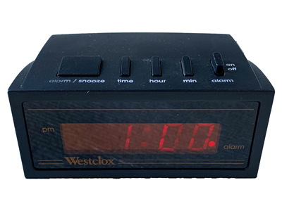 Electronic Alarm Clock Props, Prop Hire