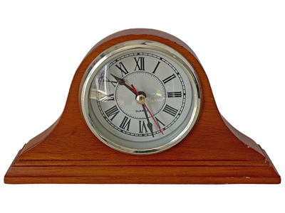 Wood Mantlepiece Clock Props, Prop Hire