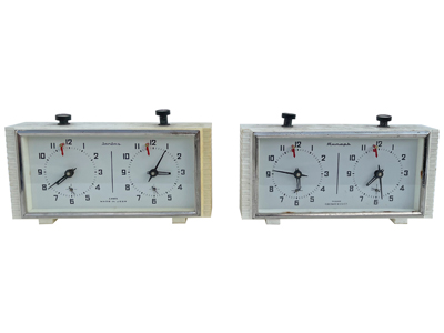 Russian Soviet Chess Clocks Props, Prop Hire