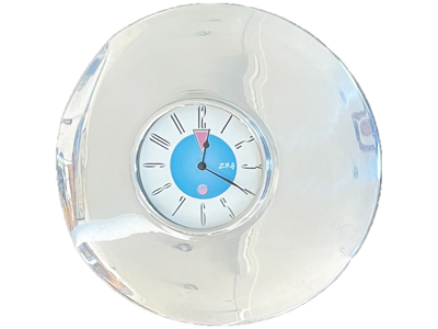 Silver Chrome 50 Cms Wall Clock Props, Prop Hire