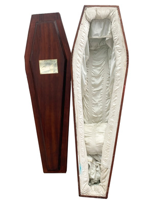 Lined Coffins Props, Prop Hire