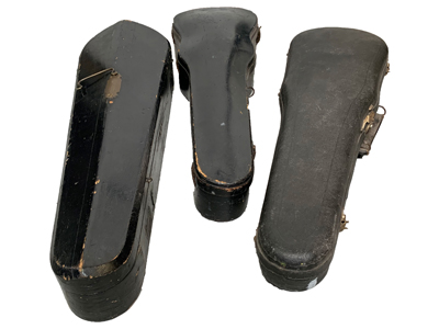 Retro Violin Cases Coffin Props, Prop Hire