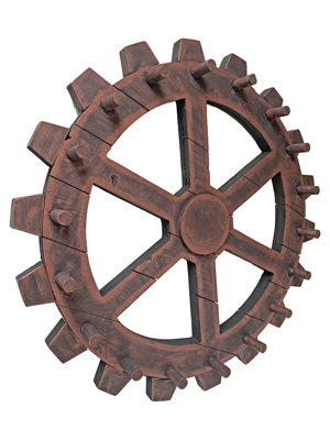 Large Industrial Cog Props, Prop Hire