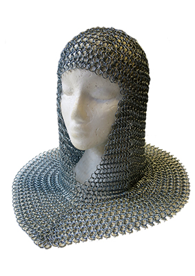 Knight Chainmail Coif Props, Prop Hire