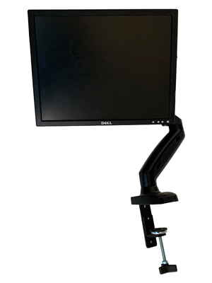 Pc Monitors On Clamp Arms Props, Prop Hire