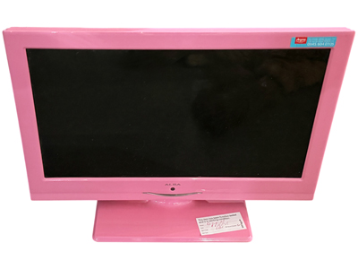 Pink Alba Computer Monitor Screen Props, Prop Hire