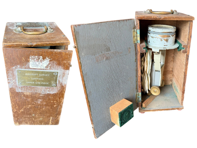 Rare Aircraft Survey Compass Upper Eyepiece Props, Prop Hire