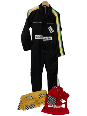 Eddie Ben Racing Suits Props, Prop Hire