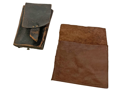 Leather Pouches Props, Prop Hire