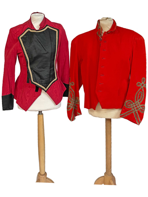 Red Military Jackets Props, Prop Hire