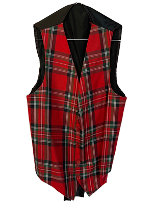 Tartan Waistcoats (Set Available) Props, Prop Hire