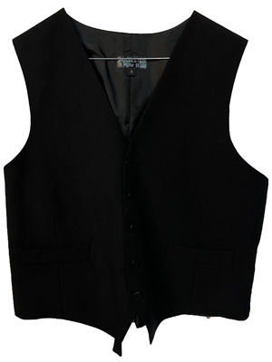 Black Waistcoats (Set Available) Props, Prop Hire