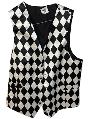 Harlequin Waistcoats (Set Available) Props, Prop Hire