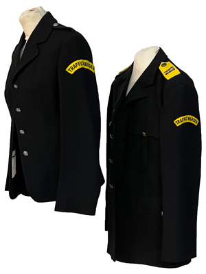 Male and Female Traffic Warden Jackets Props, Prop Hire