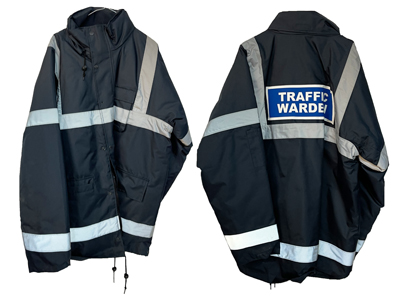 Traffic Warden High Visibility Anorak Props, Prop Hire