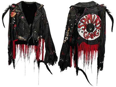 Punk Leather Motorbike Jacket Props, Prop Hire