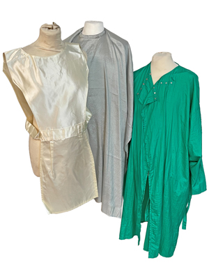 Period Hairdresser Gowns Props, Prop Hire