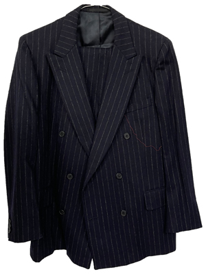 Pin Stripe City Suits Blue Grey Black Props, Prop Hire