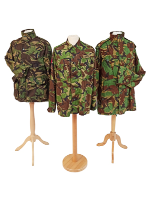 Camouflage Wear Props, Prop Hire