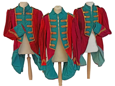 Royal Court Jackets Props, Prop Hire