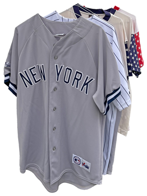 Baseball Tops and Shirts Props, Prop Hire