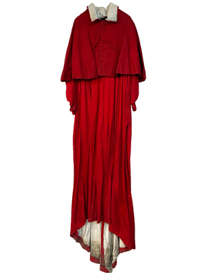 Cardinal Robe Velvet Collar Props, Prop Hire