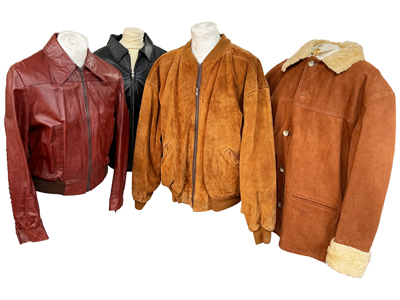 Retro Leather Bomber Jackets Props, Prop Hire