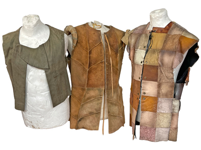 National Opera Leather Hunting and Peasant Vests Props, Prop Hire